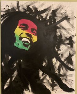 Bob Marley painting