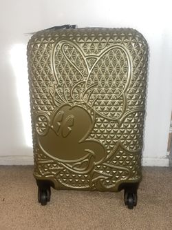 Fūl Minnie Mouse GOLD Carry On Hardshell Suitcase