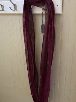 Fuschia Pink Infiniti Satin Scarf