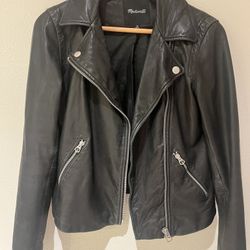 Medium Madewell Washed Leather Jacket