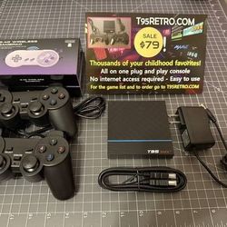 T95 Retro Video Game Console - thousands of retro games! NEW