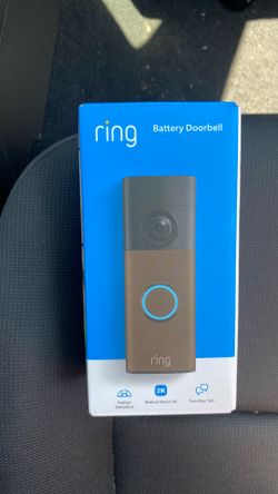 Ring batter doorbell