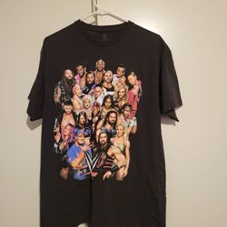 2017 WWE Tee, Mens Sz Large $30, Pls Read Description!
