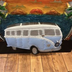 Beach VW 3D Art Metal