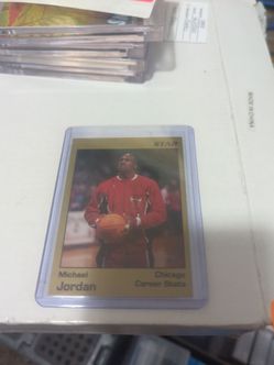 Michael Jordan 1991 star co promo card