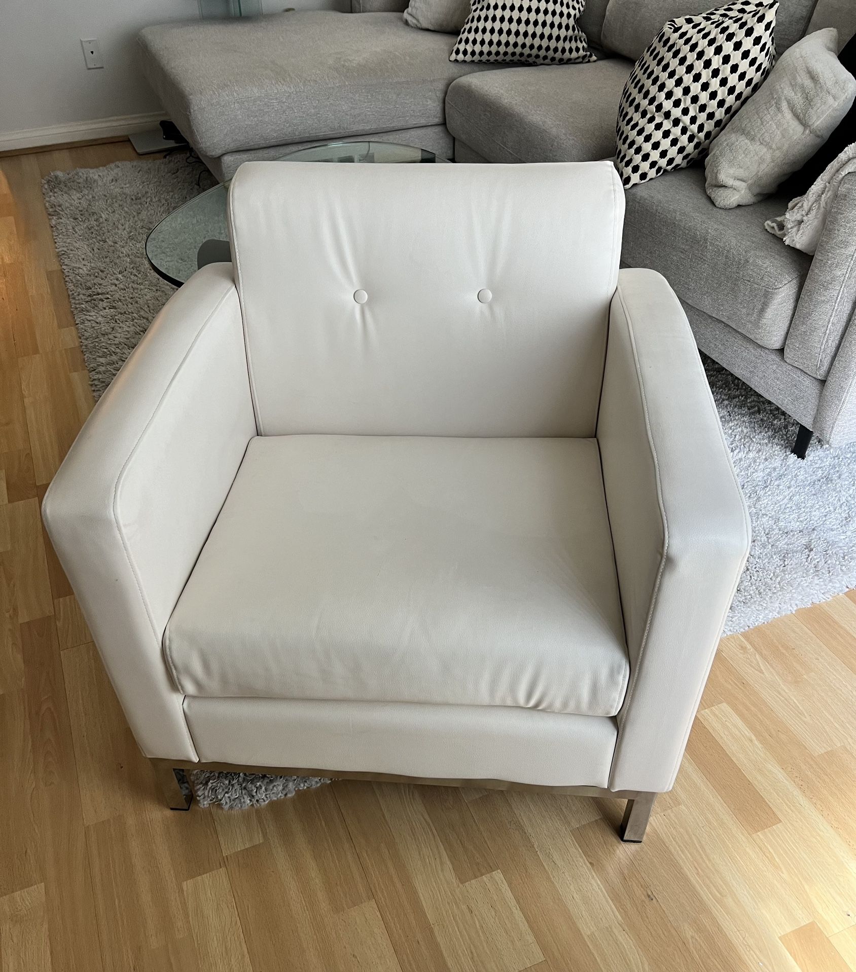 White Accent Chair