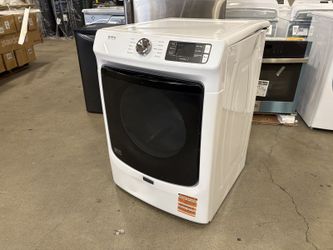 NEW! MAYTAG 7.3 Cu. Ft. Front Load Electric Dryer with Extra Power and Quick Dry Cycles Model # MED5630HW2