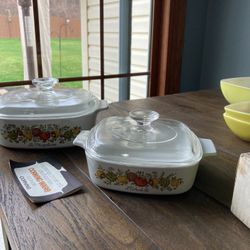 Vintage Corning Ware Dishes