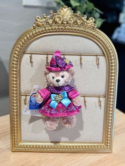 Tokyo Disney Duffy Shellie 10th Anniversary Plush Keychain
