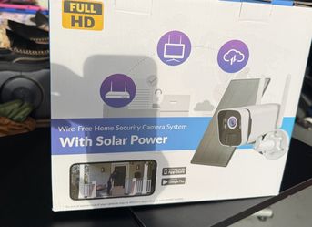 Full HD Solar-Powered Wire-Free Security Camera System