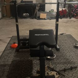 Weight Bench & Bar *No Weights Must Pick Up*