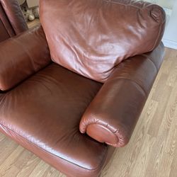 Authentic Leather Couch By Chateau d'Ax