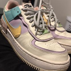 Nike Air Force 1 Shadow Pastel Multicolor Sneakers – Women’s