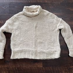 Chunky Knit Sweater Free People Size Small 