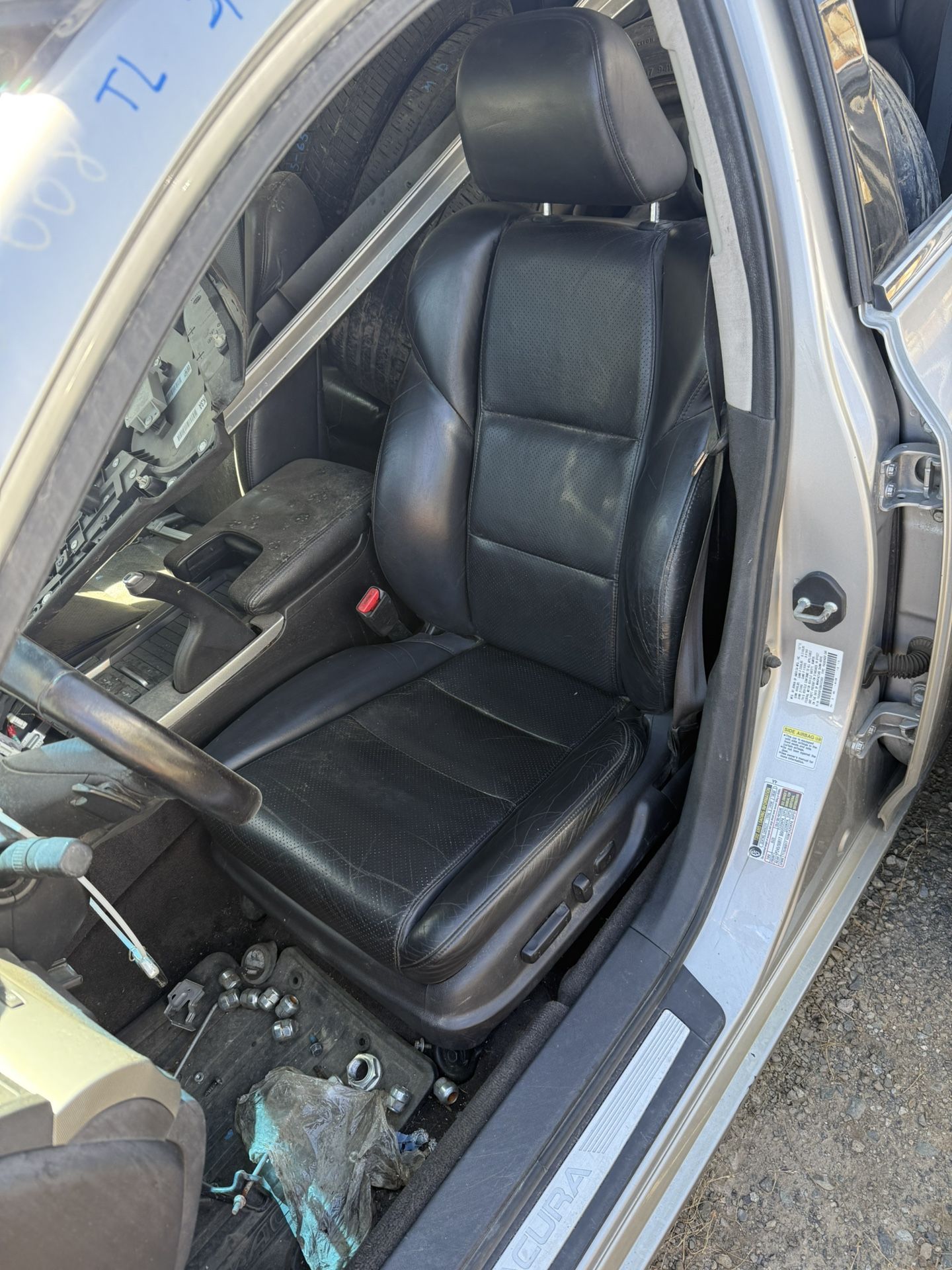 Driver Seat 2009 Acura TL Black Leather