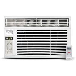 BLACK+DECKER Window Air Conditioner 10000 BTU, AC Window Unit Cools Up To 450 Square Feet, Window AC Unit With Remote Control, 3 Cooling Speeds And Fa