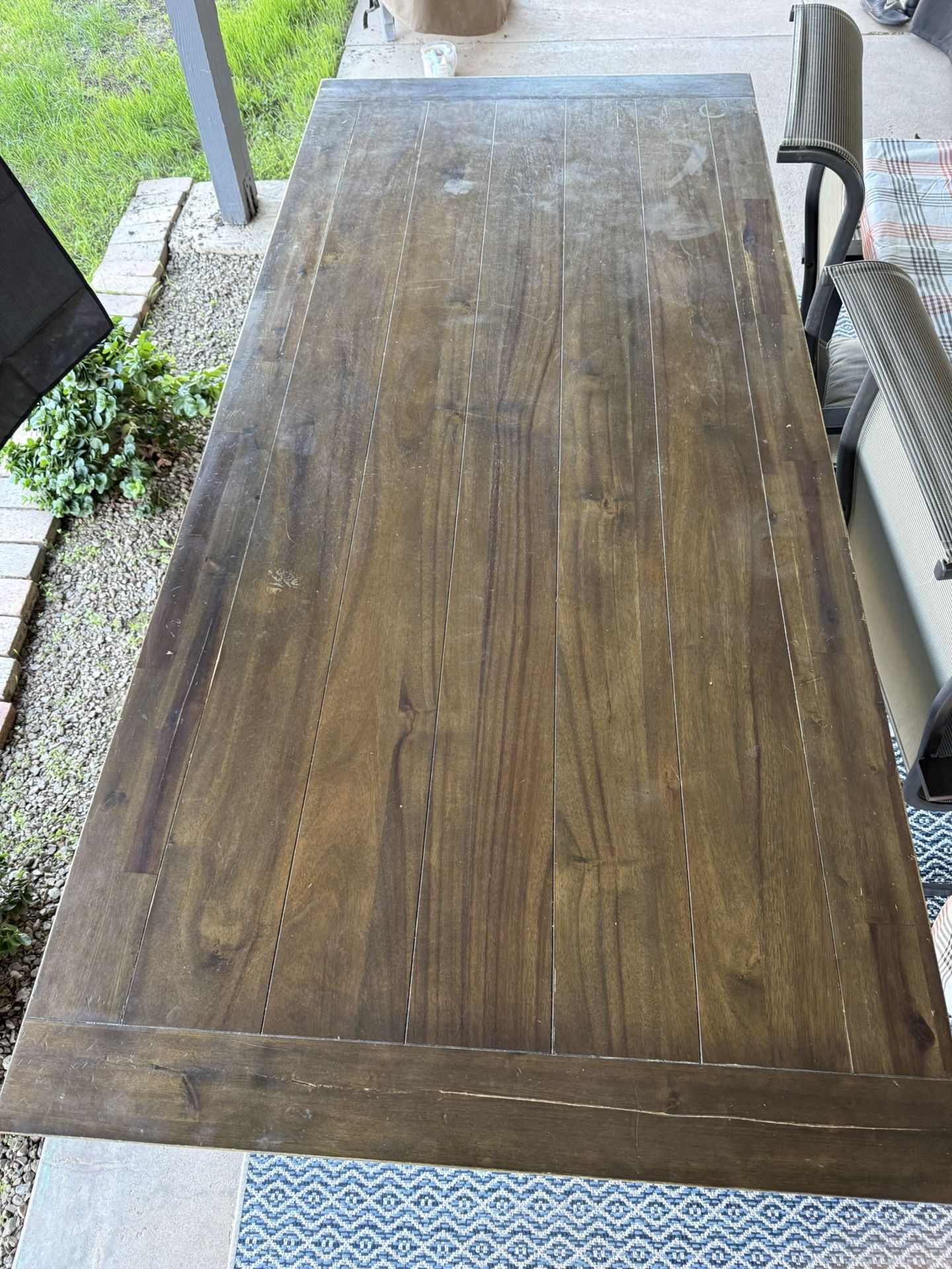 Wood Dining Table – Seats 6–8