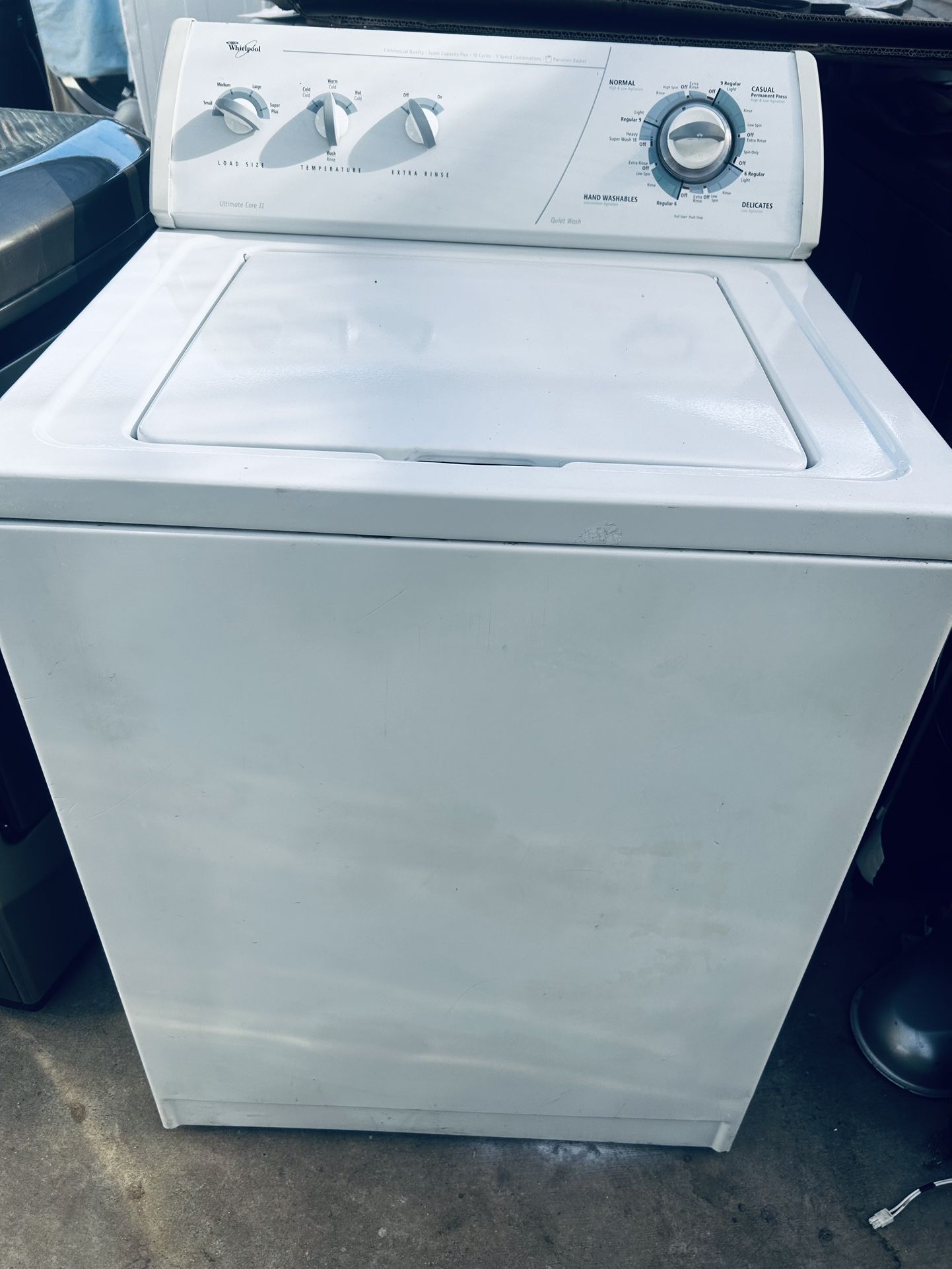 WHIRLPOOL. WASHER