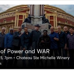 Tower of Power and WAR 2 Tickets  For $75