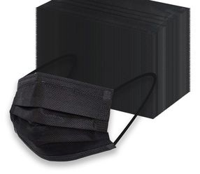 Black Disposable Face Mask 50 pcs