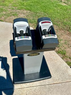 Powerblock 5-50lb Weights With Stand