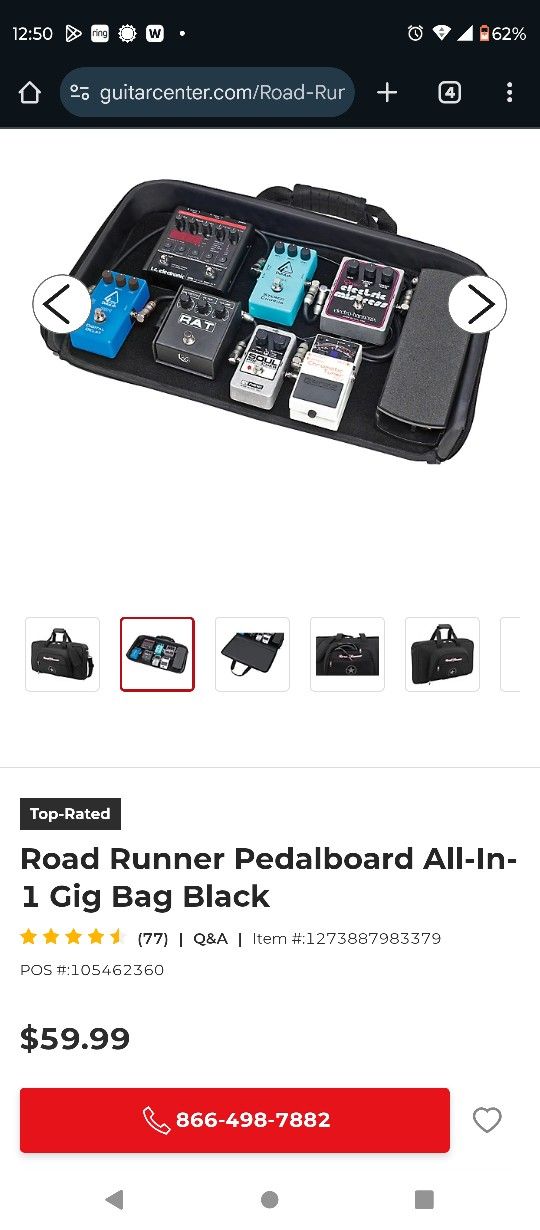Roadrunner Pedal Bag.