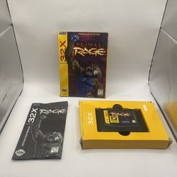 Primal Rage Sega Genesis 32X CIB Complete w/ Manual Box Cartridge, Authentic 