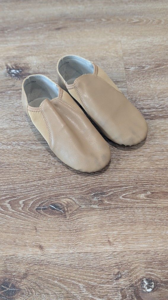Linodes Leather Jazz Shoe Slip On for Girls and Boys /Little Kid sz 2.5M