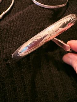 Silver Vintage bangle