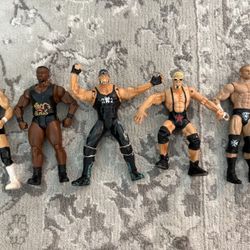 5 WWE Action Figures