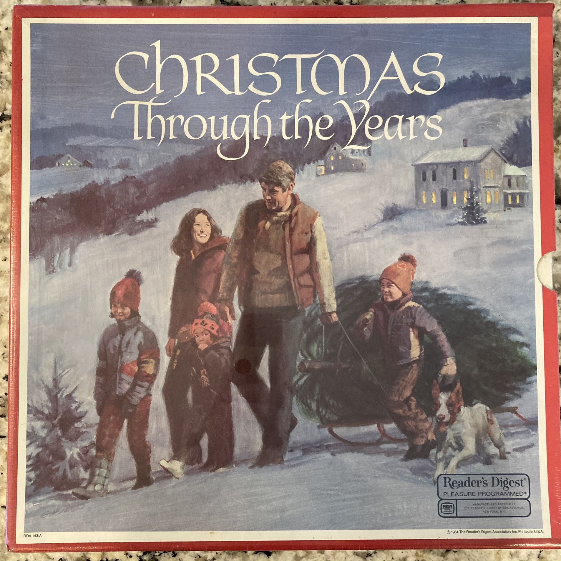 Christmas Through the Years, 5 Vinyl LP Box Set, Readers Digest 1984
