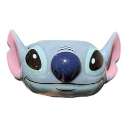 Disney Lilo & Stitch Sculpted Stitch Coffee Mug In Great Shape!
