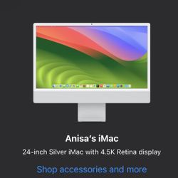 Like New Silver iMac 256GB