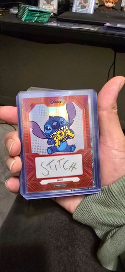 2025 Kakawow Phantom Disney Stitch Auto Red /75 PD-SIR-32