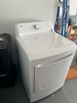 LG 7.3 cu. ft. Electric Dryer - White (Model DLE6100W, 1 Year Old)