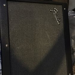 Amp and electric guitar