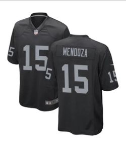 Raiders Fernando Mendoza #15 Black Or White Stitched Jersey $50.- CASH PLEASE!!!