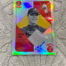 Chipper Jones Jersey Card 2003