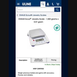NIB Jewelry Scale