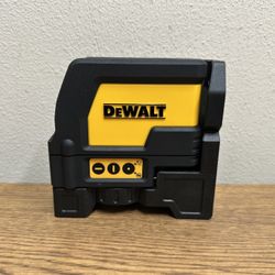 DEWALT DW0822B 165 ft. Red Self-Leveling Cross-Line and Plumb Spot Laser Level with (3) AAA Batteries 