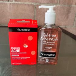 Neutrogena Acne Facial Cleanser And Acne Treatment Patch