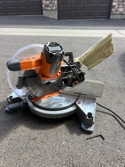 RIDGID Miter Saw with Dust Bag