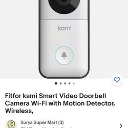 KAMI DOORBELL CAMERA