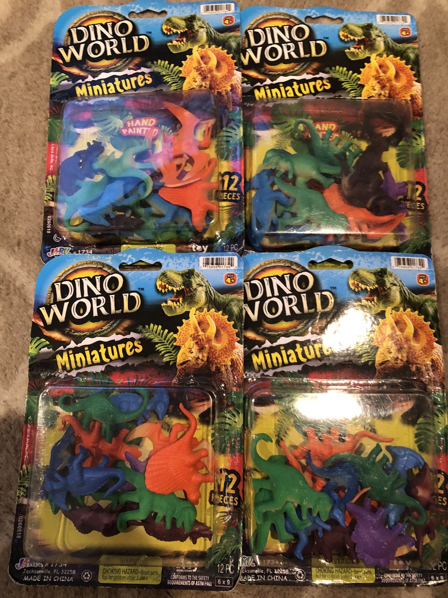 Miniature Hand Painted Dinosaurs.