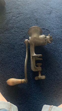 Vintage Meat Grind Cast Iron Heavy Duty