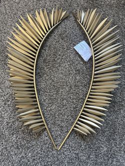 Gold Palm Leaf Decoration