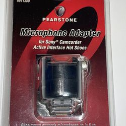 Sony Camcorder Microphone Adapter 