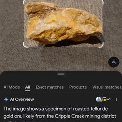 Gold Ore With Rubies