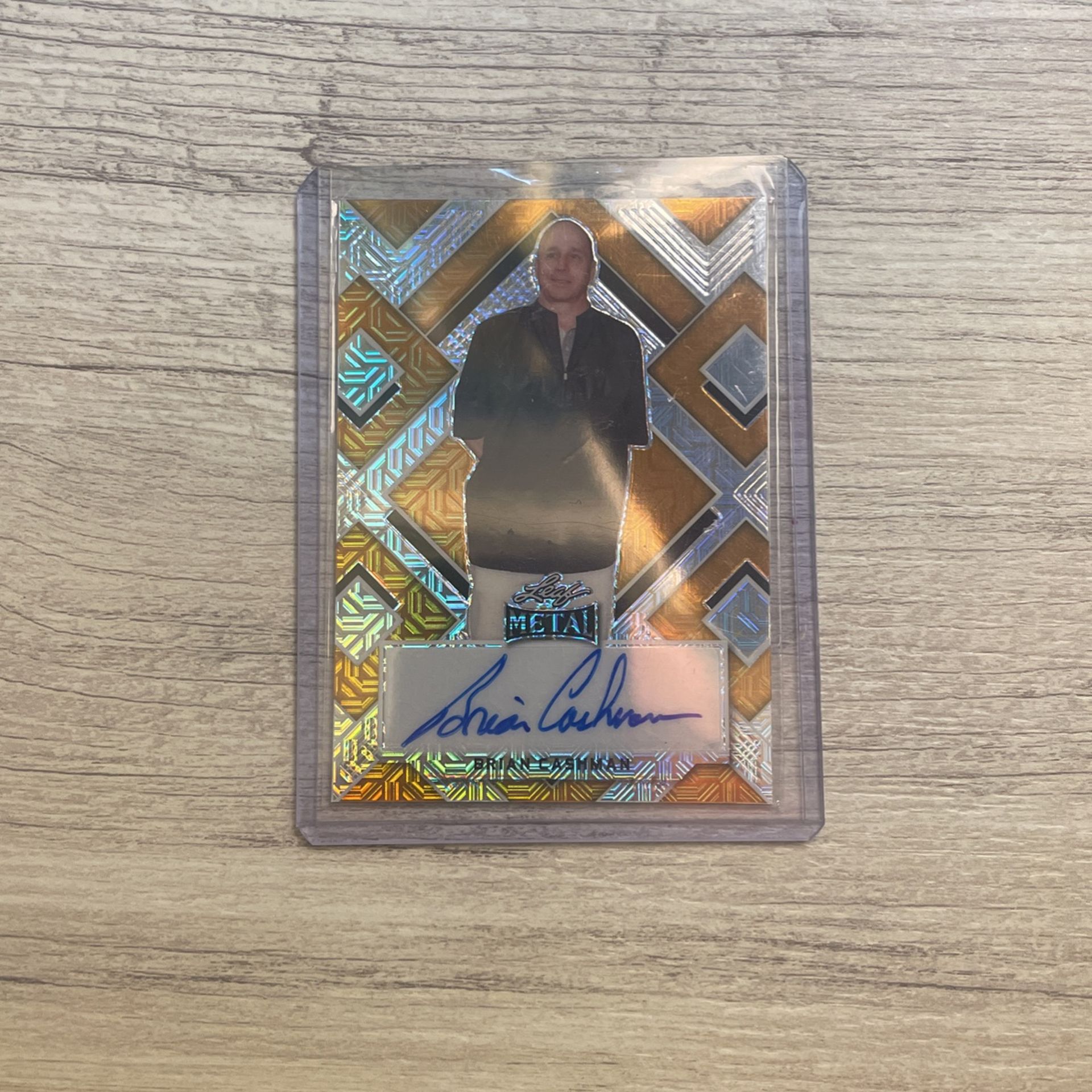 2022 Leaf Metal BRIAN CASHMAN gold auto #1/1 Yankees GM