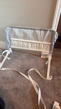 Toddler guard rail for bed